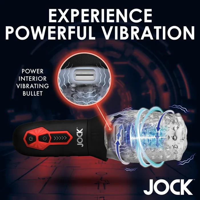 JOCK Spinning Vibrating Masturbator Jock Male Sex Toys
