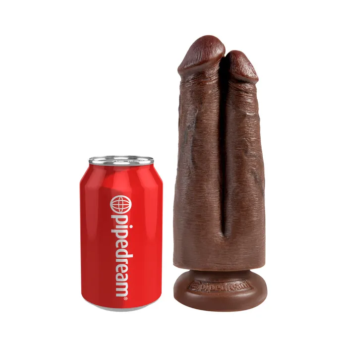 King Cock 7in Two Cocks One Hole Pipedream Dildos