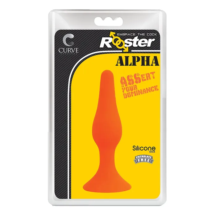 Rooster Male Sex Toys Alpha Advanced Silicone Anal Plug Medium