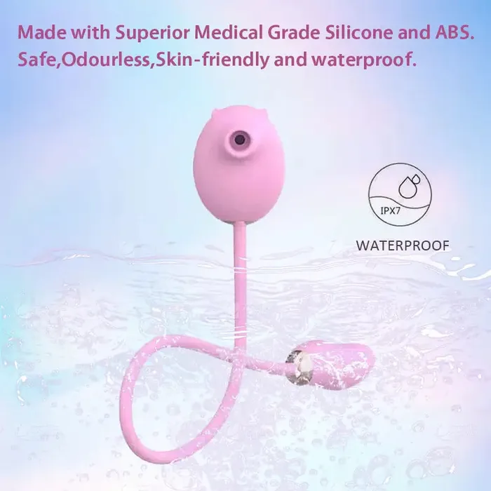 Cartoon Extended Dual Function Sucking Vibrator Inyarose Vibrators