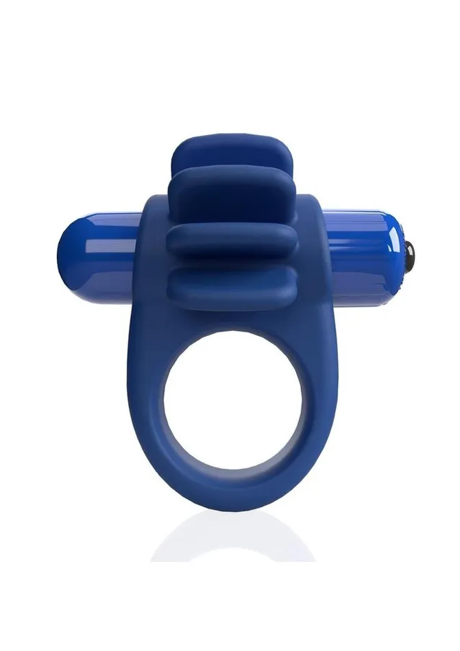Couples Screaming O 4b Skooch Vibrating Cock Ring with Clitoral Stimulator