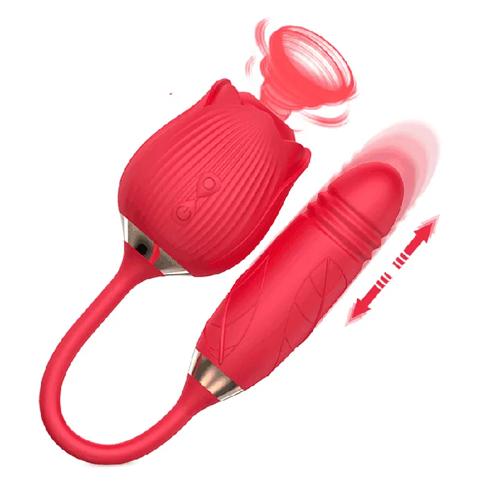 Earlypeach Female Sex Toys The Rose Toy With Bullet Vibrator
