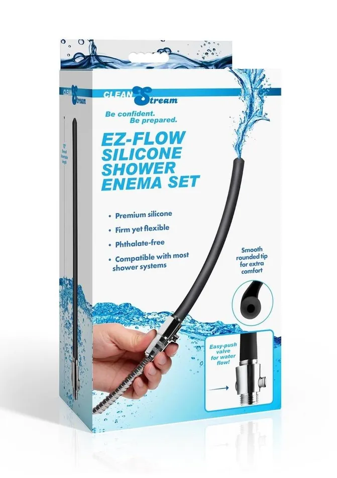 Female Sex Toys Cleanstream EZFlow Silicone Shower Enema
