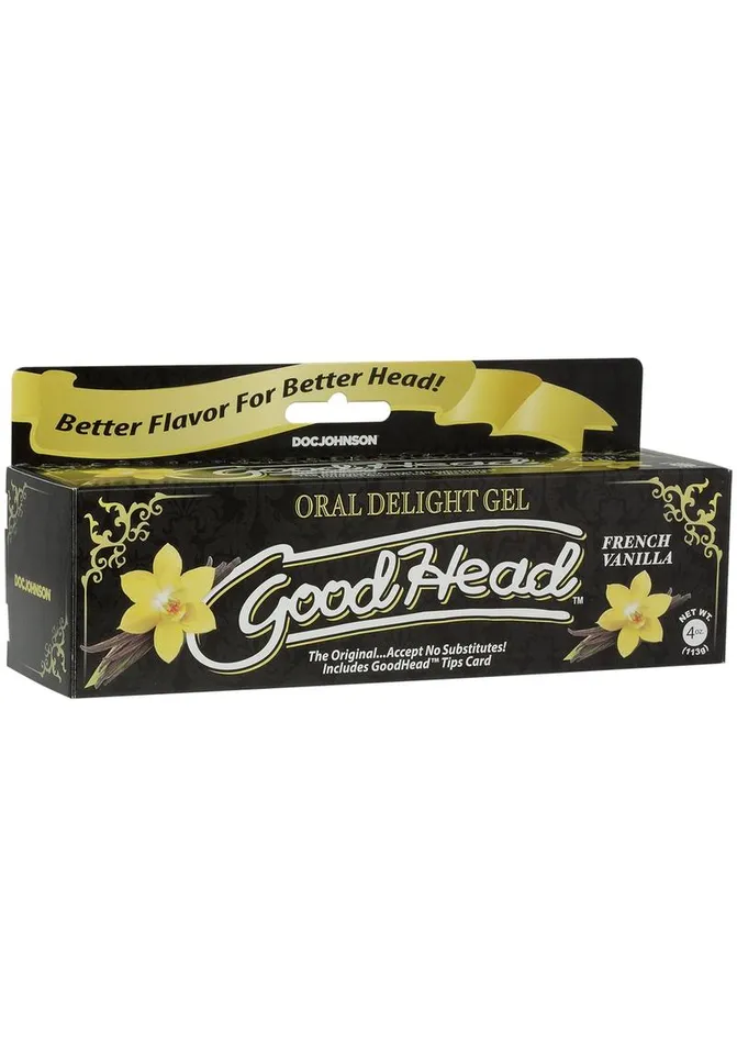 GoodHead Dildos Goodhead Oral Delight Gel Flavored French Vanilla GoodHead Dildos Goodhead Oral Delight Gel Flavored French Vanilla