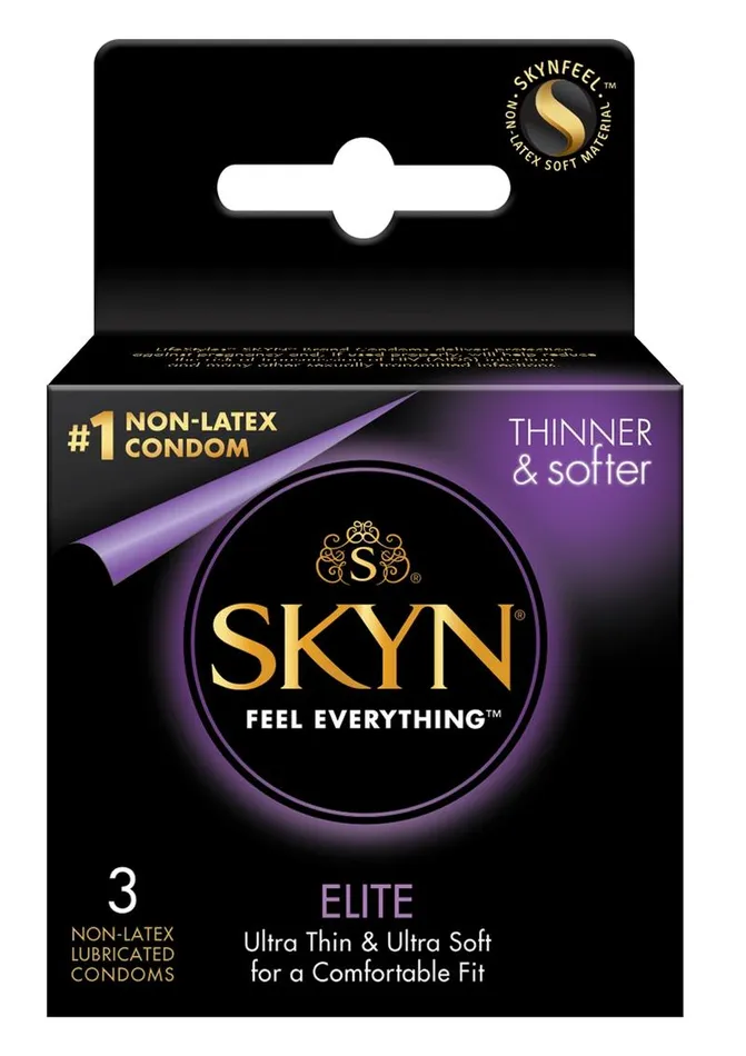 LifeStyles Skyn Elite Non Latex Lubricated Condoms Lifestyles Male Sex Toys
