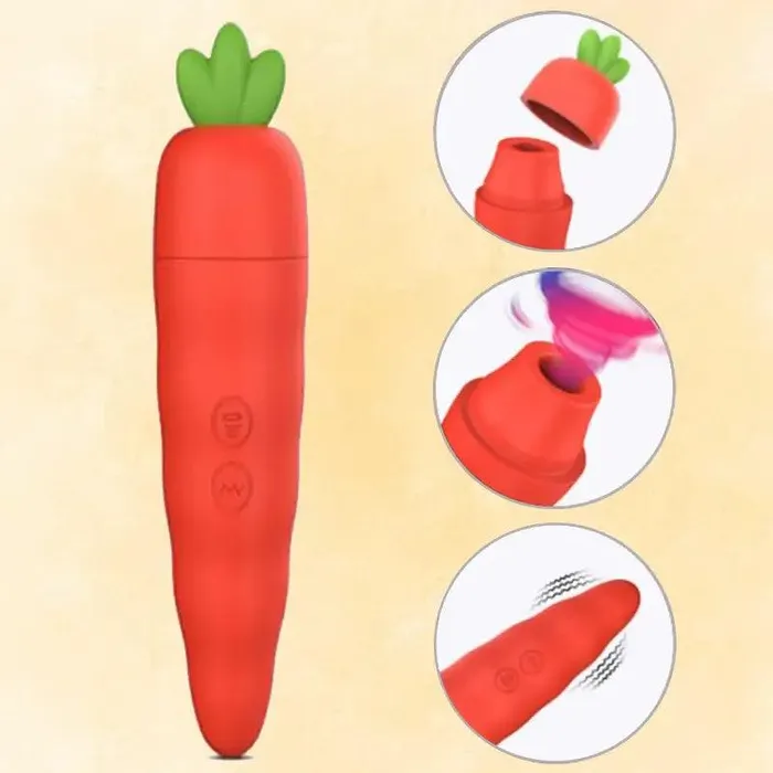 Male Sex Toys Inyarose Carrot Sucking Vibrating Masturbator