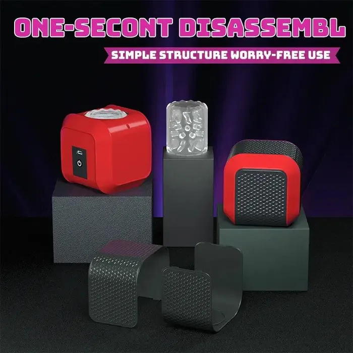 Male Sex Toys Inyarose Magic Cube Automatic Electric Retractable Swivel Masturbation Cup
