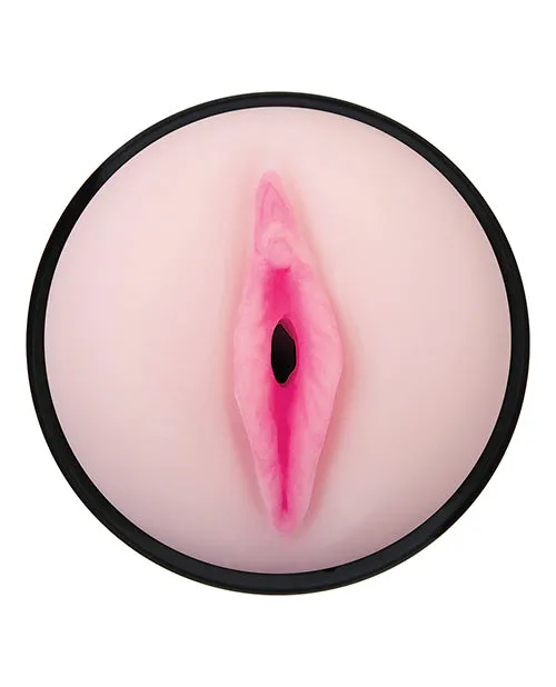 Open Desires Zero Tolerance Shell Shock Rechargeable Vibrating Stroker BlackFlesh Male Sex Toys