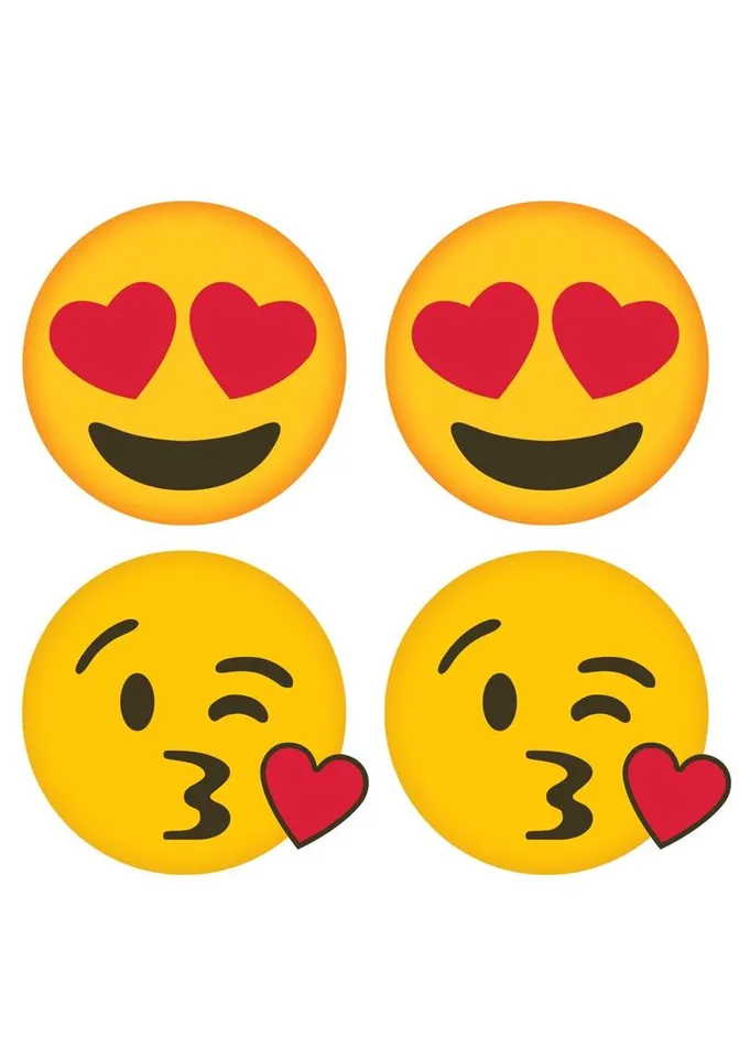 Peekaboos Emoji Hearts Pasties PEEKABOO Vibrators