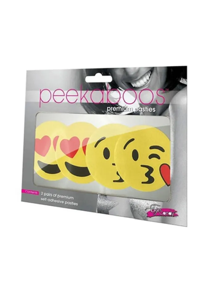 Peekaboos Emoji Hearts Pasties PEEKABOO Vibrators