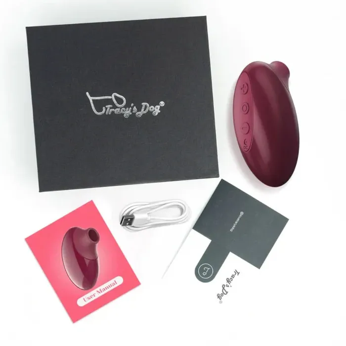 Tracys Dog Flamingo Mini Sucking Vibrator Red Tracys Dog Vibrators