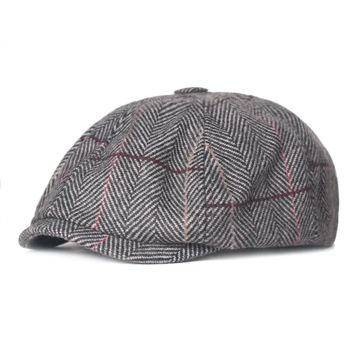 Vibrators mysite LITERARY RETRO WOOL OCTAGONAL HAT