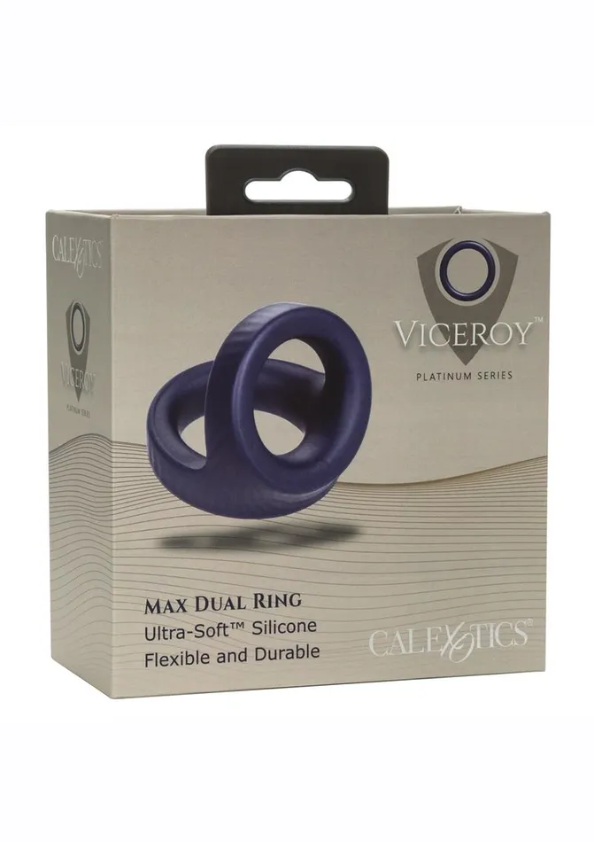 Viceroy Max Dual Ring Silicone Cock Ring Viceroy Male Sex Toys