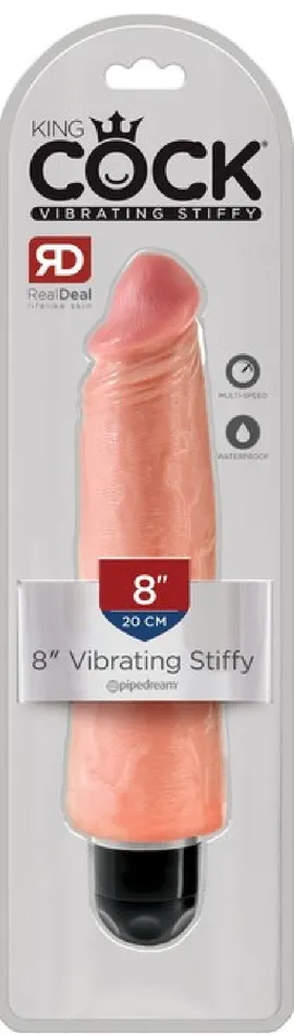 8 Vibrating Stiffy Flesh Pipedreams Dildos