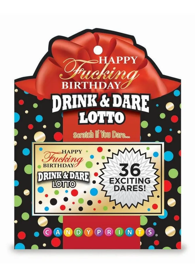 Adult Party and Games Games Happy Fn Birthday Lotto Dare Game