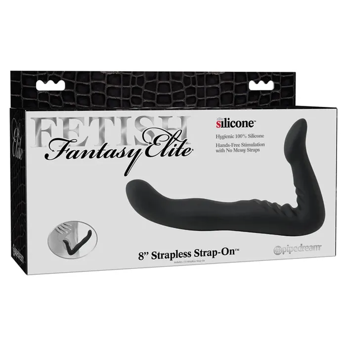 Anal Fetish Fantasy Elite 8Inch Strapless Strapon Black Pipedream Anal Fetish Fantasy Elite 8Inch Strapless Strapon Black Pipedream