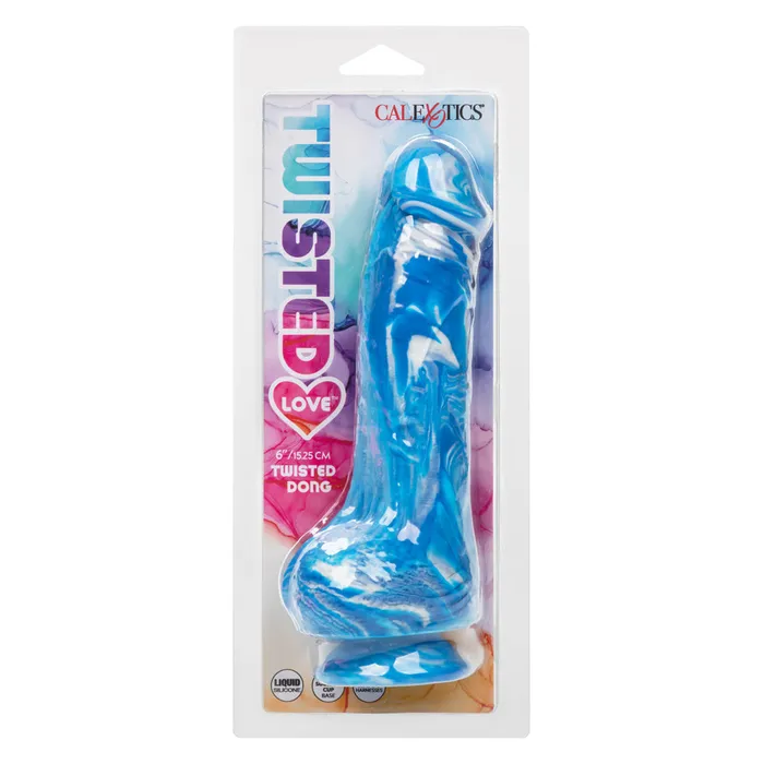 CalExotics Dildos Twisted Love Twisted Dong Blue CalExotics Dildos Twisted Love Twisted Dong Blue
