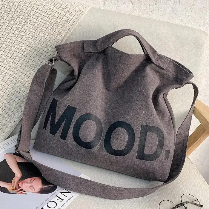 cj Hand Bag Letter Solid Print Canvas Package Dildos