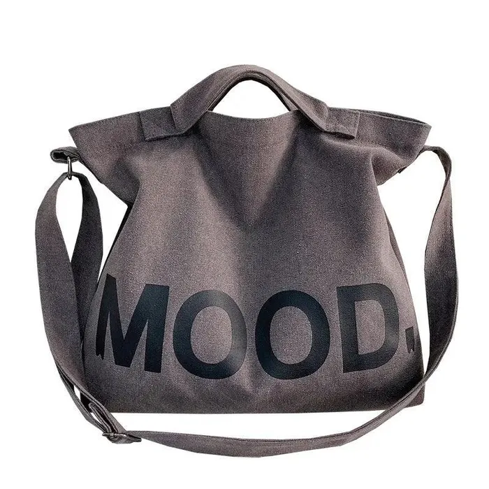 cj Hand Bag Letter Solid Print Canvas Package Dildos