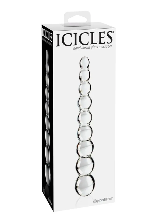 Icicles Anal Icicles No 2 Beaded Glass Anal Probe