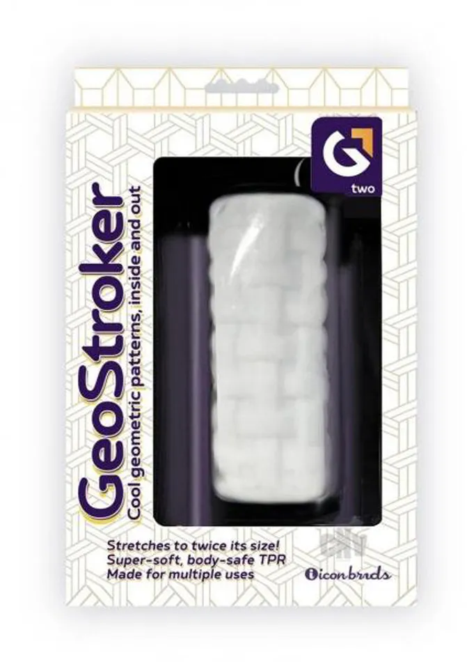 Icon Brands Male Sex Toys Geostroker 2 Stroker White