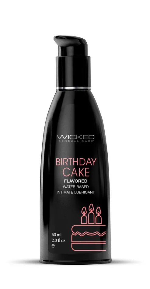 Lubricants Wicked Sensual Care Aqua Birthday Cake Flavored Water Based Intimate Lubricant 2 Fl Oz Lubricants Wicked Sensual Care Aqua Birthday Cake Flavored Water Based Intimate Lubricant 2 Fl Oz