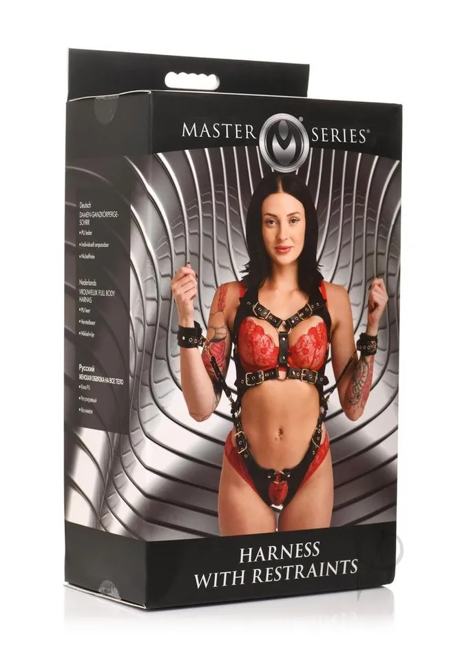 Master Series Female Sex Toys Master Series Harness with Restraints