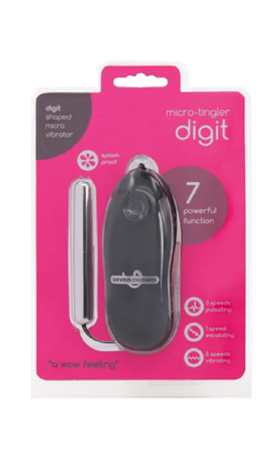 Micro Tingler Digit Silver Seven Creations Anal