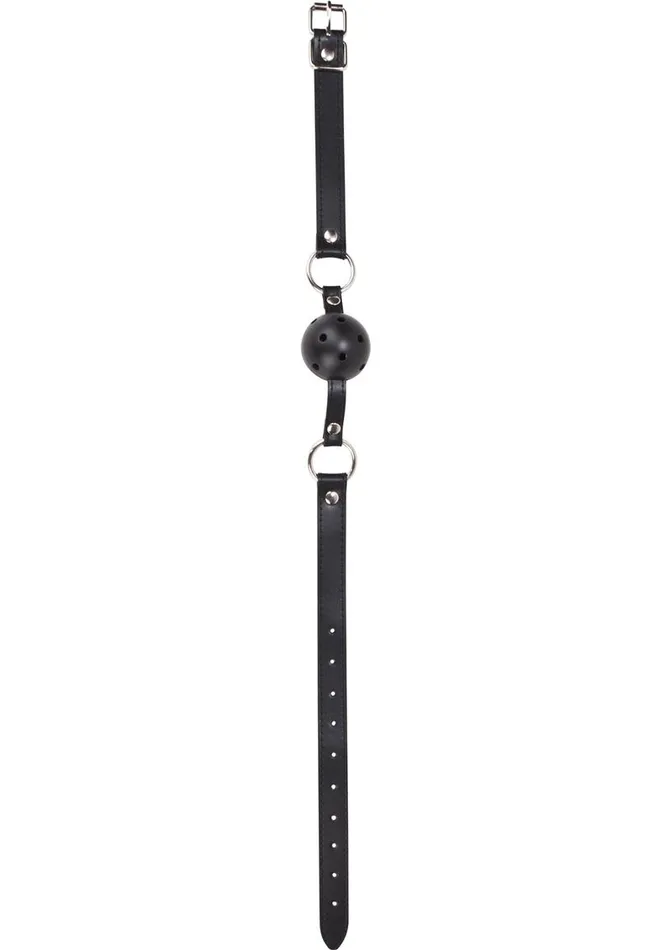 Ouch Ball Gag with Leather Straps Ouch Couples