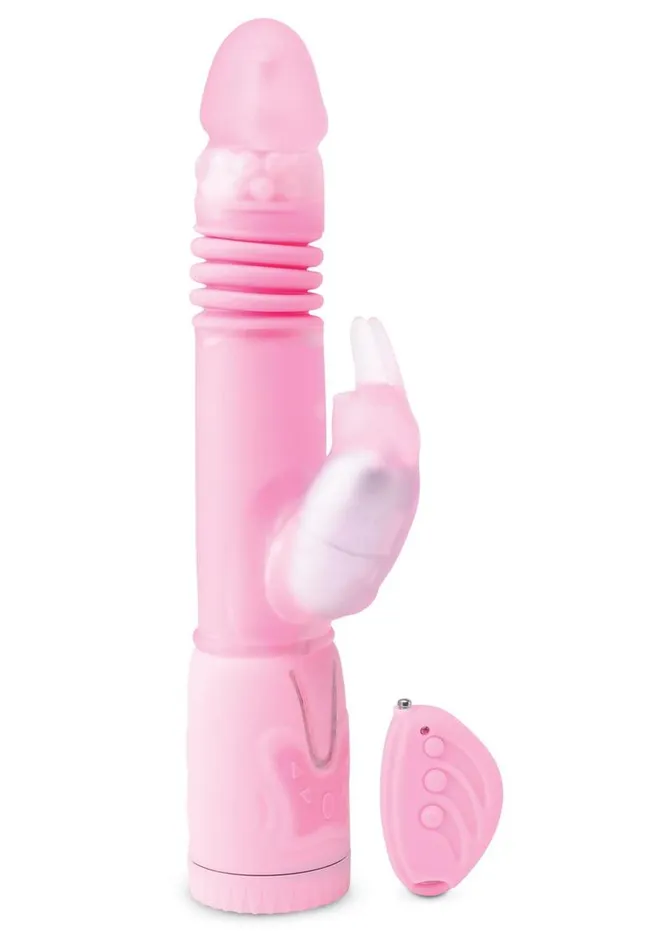 Remote Control Thrusting Rabbit Pearl Vibrator Pipedream Female Sex Toys