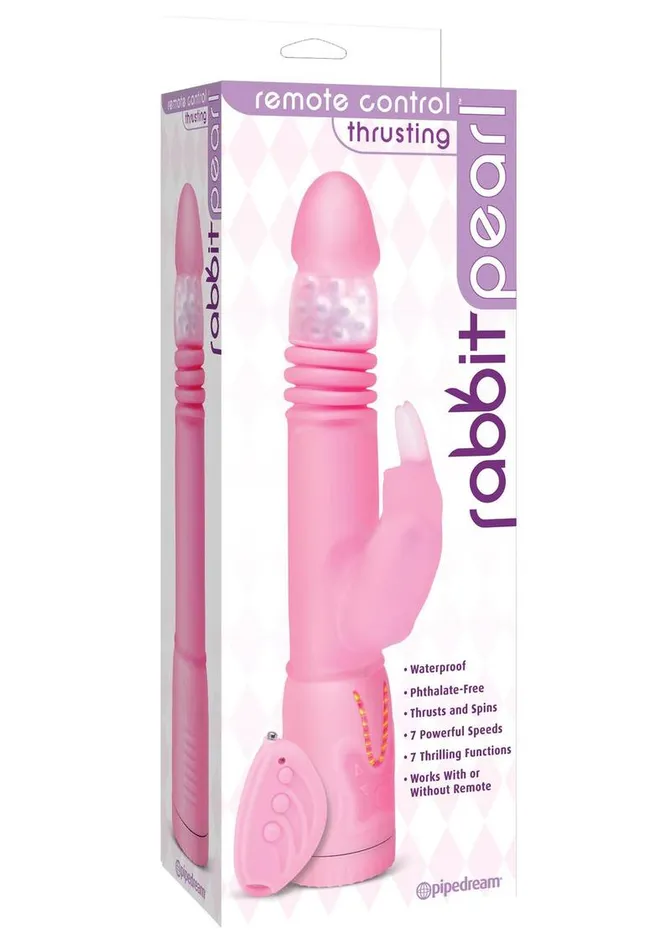 Remote Control Thrusting Rabbit Pearl Vibrator Pipedream Female Sex Toys Remote Control Thrusting Rabbit Pearl Vibrator Pipedream Female Sex Toys