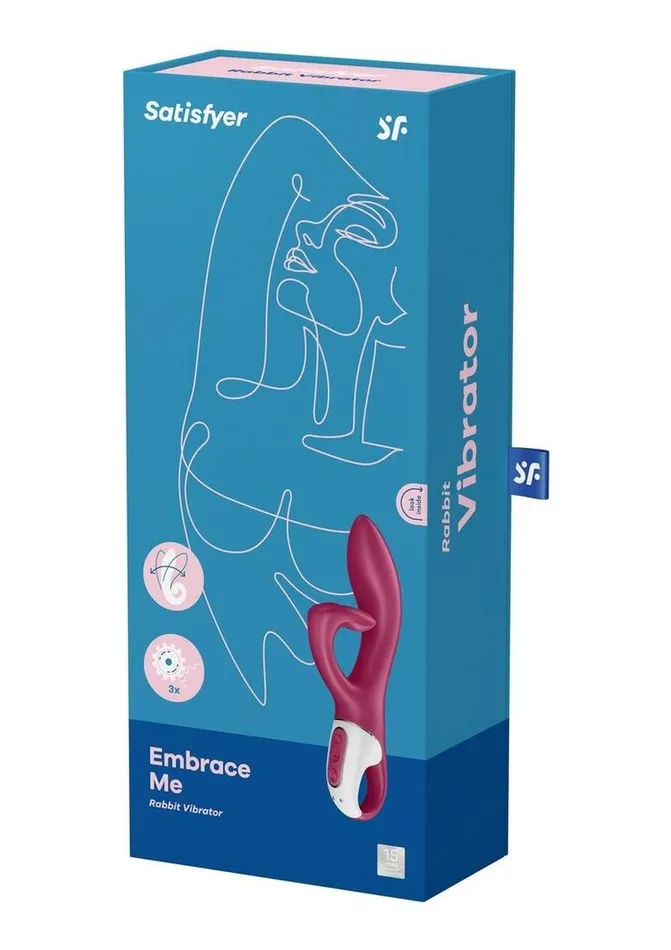 Satisfyer Female Sex Toys Satisfyer Embrace Me Silicone Rechargeable Vibrator with Clitoral Stimulation