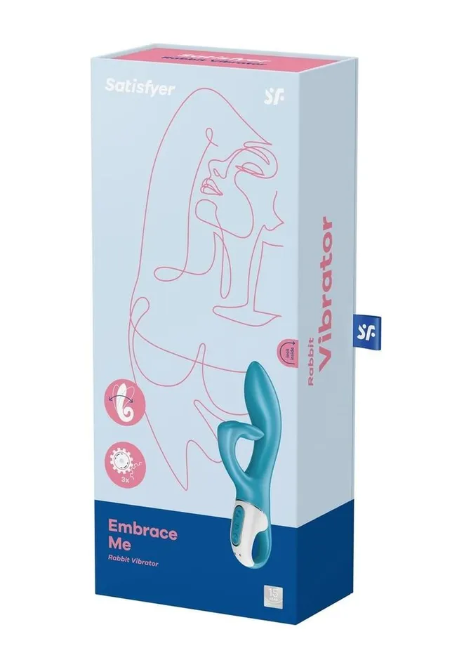 Satisfyer Female Sex Toys Satisfyer Embrace Me Silicone Rechargeable Vibrator with Clitoral Stimulation