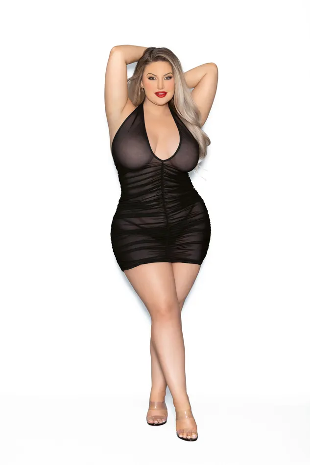 Anal Escante Queen Chemise Queen Size Black