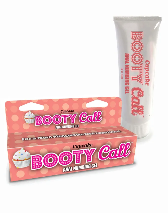 Anal Little Genie Booty Call Anal Numbing Gel 15 Oz Cupcake