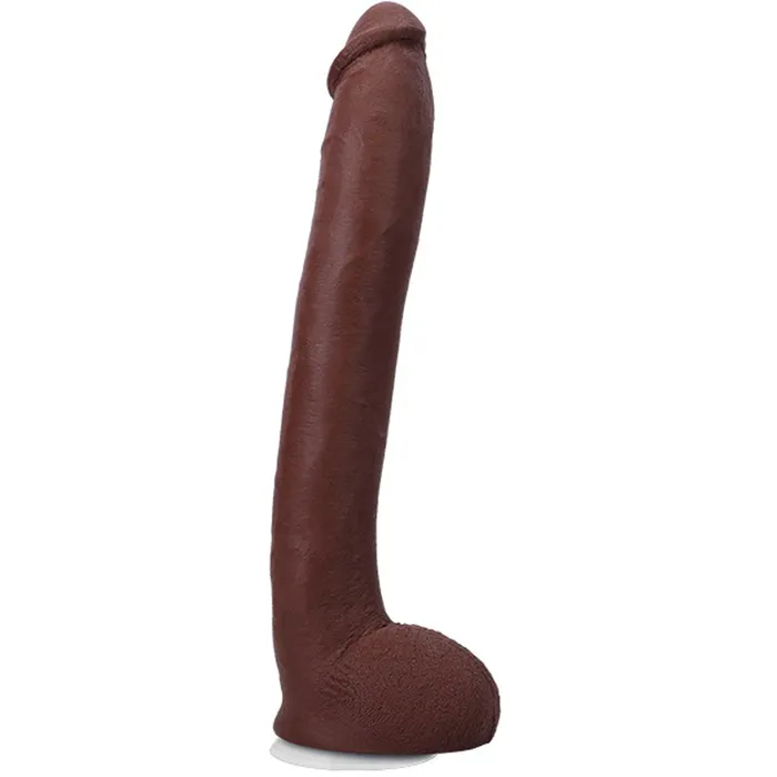 Doc Johnson Dildos Signature Cocks Hollywood Cash 11 Cock With Removable VacULock Suction Cup Chocolate