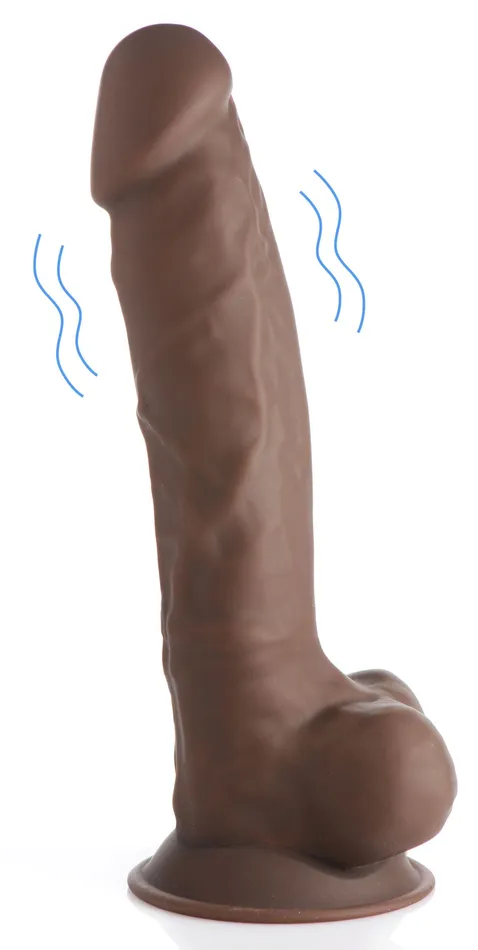 Female Sex Toys Fleshstixxx 8 Vibrating Silicone Dildo With Balls Brown FLESHSTIXXX Female Sex Toys Fleshstixxx 8 Vibrating Silicone Dildo With Balls Brown FLESHSTIXXX