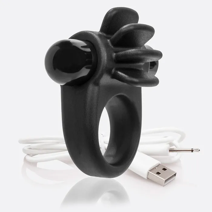 ItsForMyFriend Couples Screaming O Charged Skooch Vibrating Ring Black