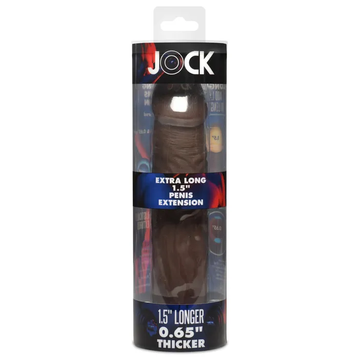 Jock JOCK Extra Long 15 Penis Extension Sleeve Dark Color Male Sex Toys Jock JOCK Extra Long 15 Penis Extension Sleeve Dark Color Male Sex Toys