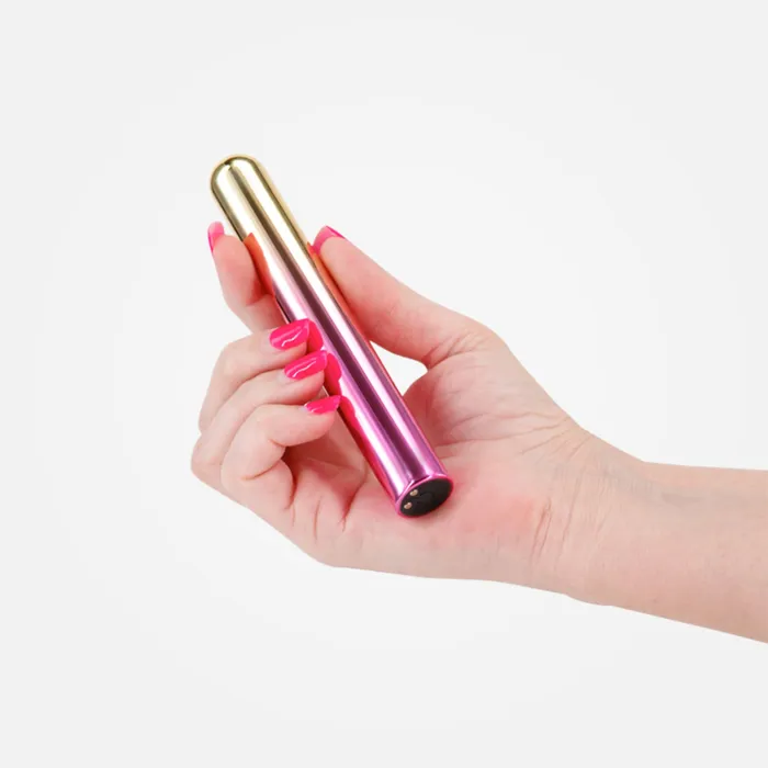 NS Novelties Female Sex Toys Chroma Sunrise Large Metallic Rechargeable Bullet Vibrator NS Novelties Female Sex Toys Chroma Sunrise Large Metallic Rechargeable Bullet Vibrator