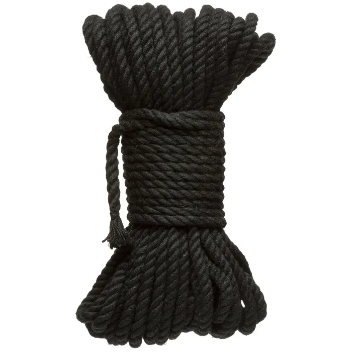 Restraints Merci Bind and Tie 6mm Hemp Bondage Rope 50 Feet Black Doc Johnson Restraints Merci Bind and Tie 6mm Hemp Bondage Rope 50 Feet Black Doc Johnson