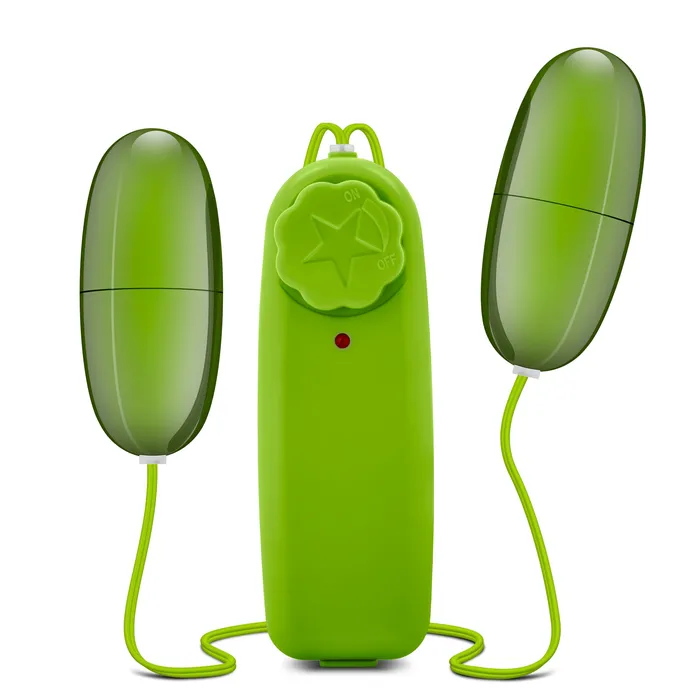 Vibrators B Yours Double Pop Eggs Lime Blush