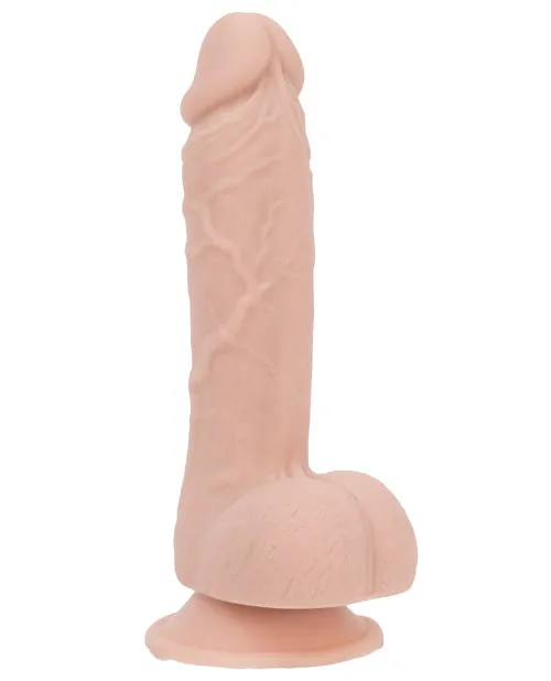 Addiction Toy Collection Mark Silicone Dildo with Balls 75in Vanilla Addiction Dildos