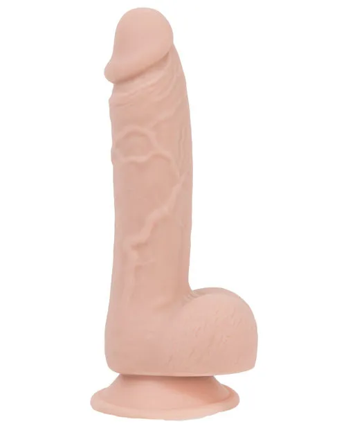Addiction Toy Collection Mark Silicone Dildo with Balls 75in Vanilla Addiction Dildos