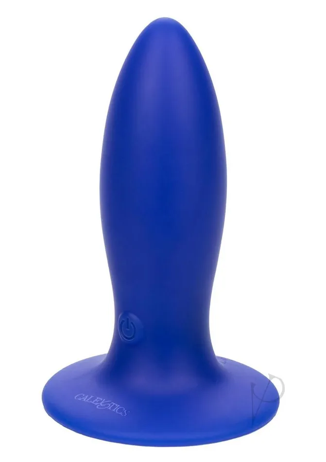 Admiral Liquid Silicone Vibrating Torpedo Rechargeable Anal Probe Blue Admiral Anal