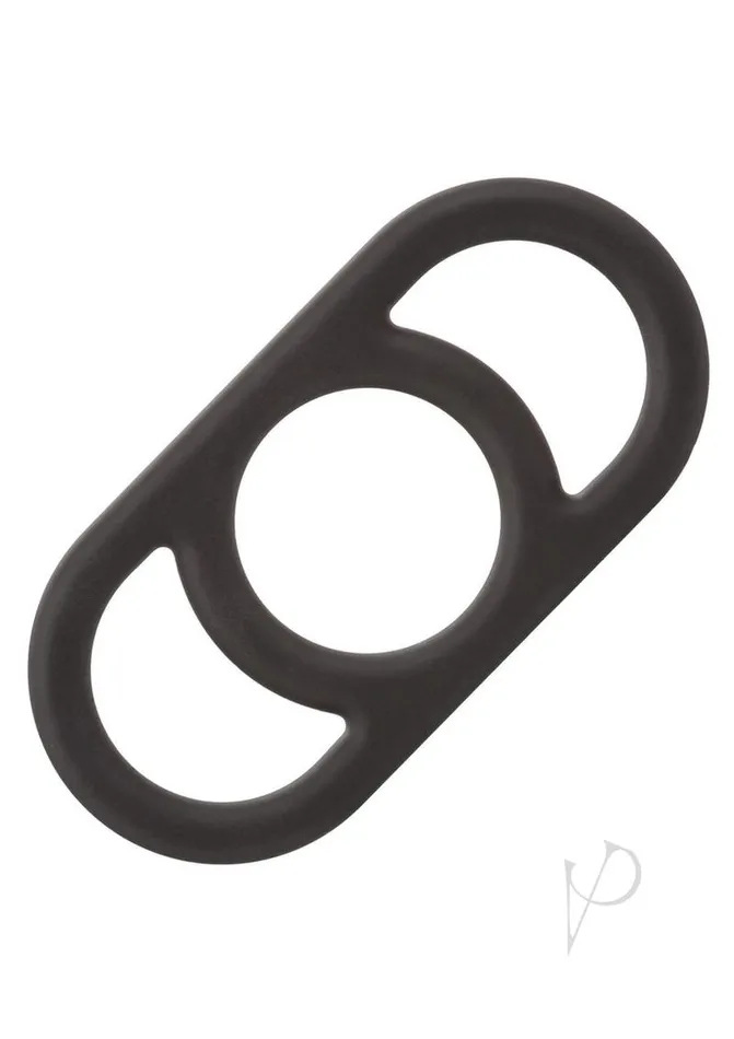 Alpha Liquid Silicone Commander Ring Black Alpha Male Sex Toys
