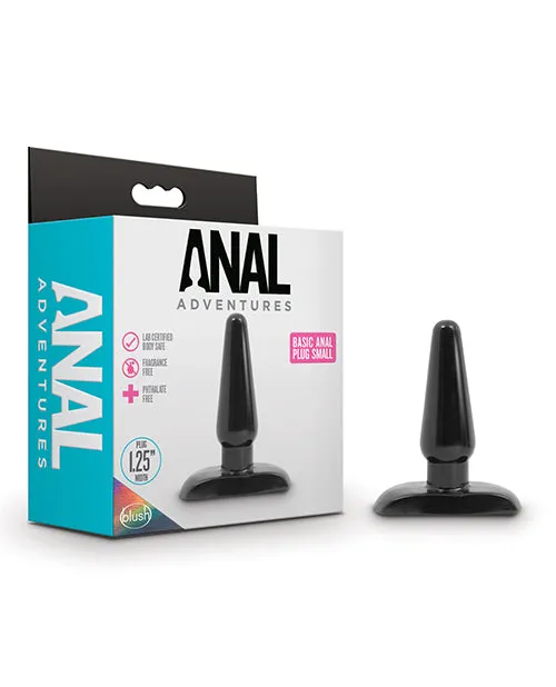 Anal Adventures Basic Anal Plug Small Black Anal Adventures Anal Anal Adventures Basic Anal Plug Small Black Anal Adventures Anal