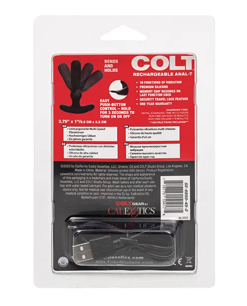 Anal Colt Colt Rechargeable AnalT Silicone Probe Black Anal Colt Colt Rechargeable AnalT Silicone Probe Black