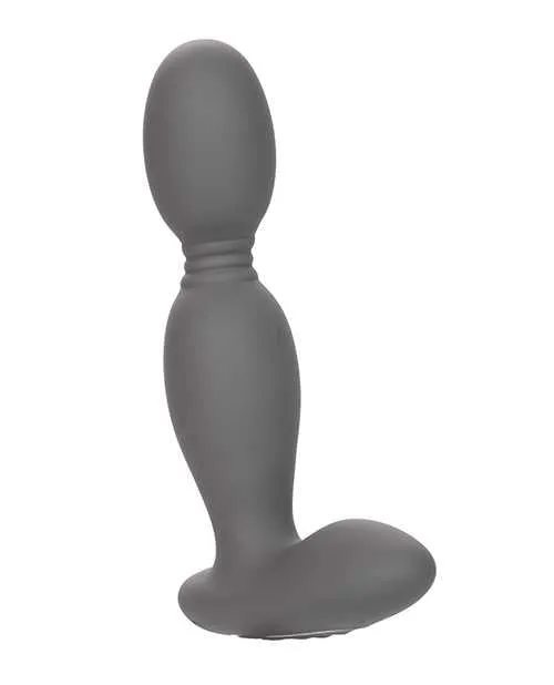 Anal Eclipse Rechargeable Silicone Rotator Probe Grey Eclipse