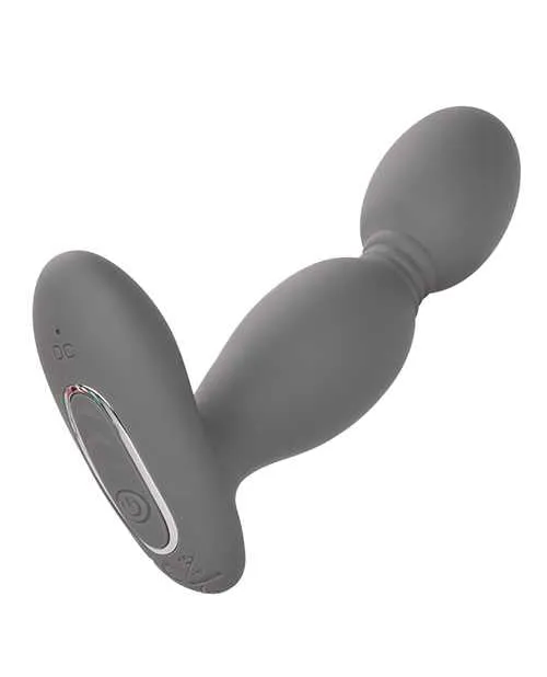 Anal Eclipse Rechargeable Silicone Rotator Probe Grey Eclipse